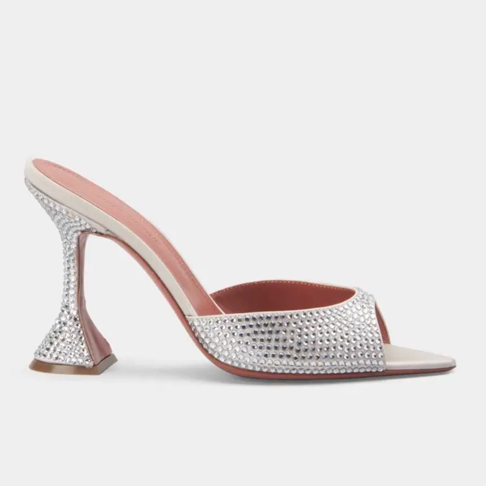 ❌SOLD❌AMINA MUADDI Caroline crystal mules sandals